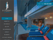 Tablet Screenshot of cityscaperesidences.com